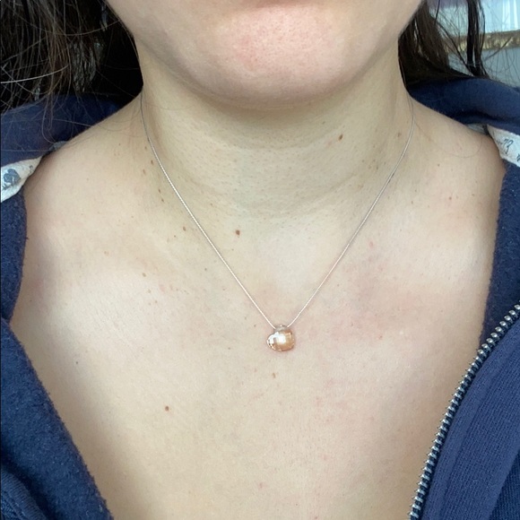 🔥Gift🔥Silver Swarovski Stone- Heart Necklace - Picture 6 of 7